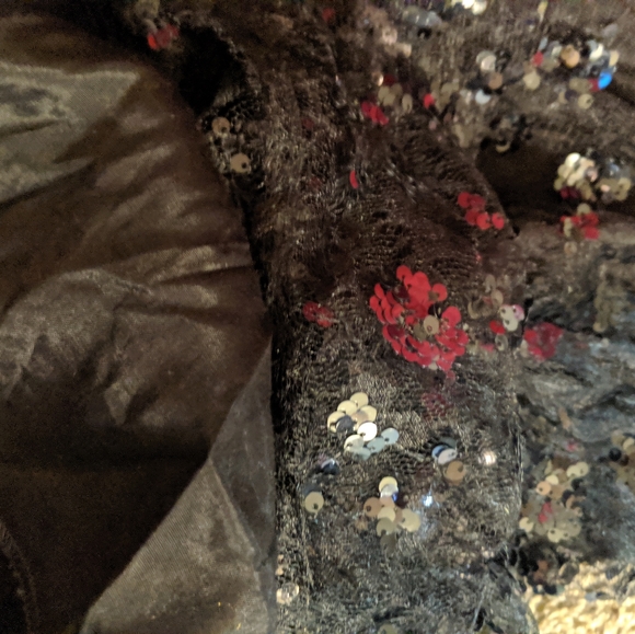 Winter sale.free people sequin and lace mini dress - Picture 9 of 11